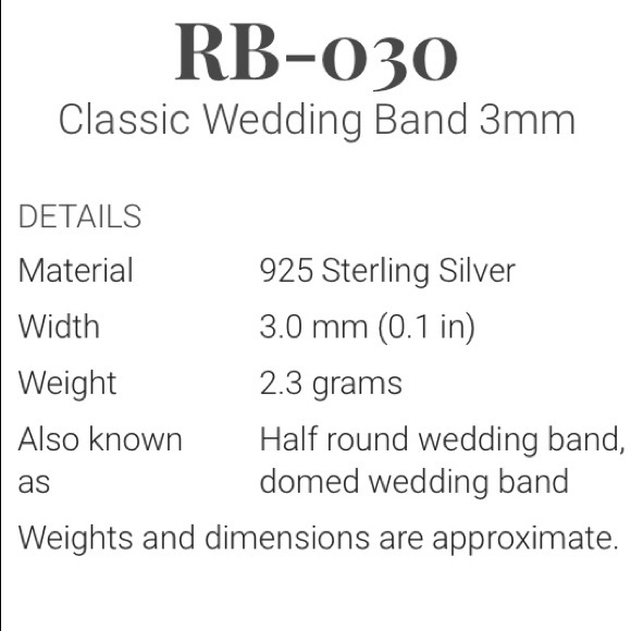 🎓Sterling silver band - Picture 8 of 8